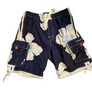 EUC Vintage ABERCROMBIE & FITCH Tuggers Lined Swim Cargo Board Shorts sz M